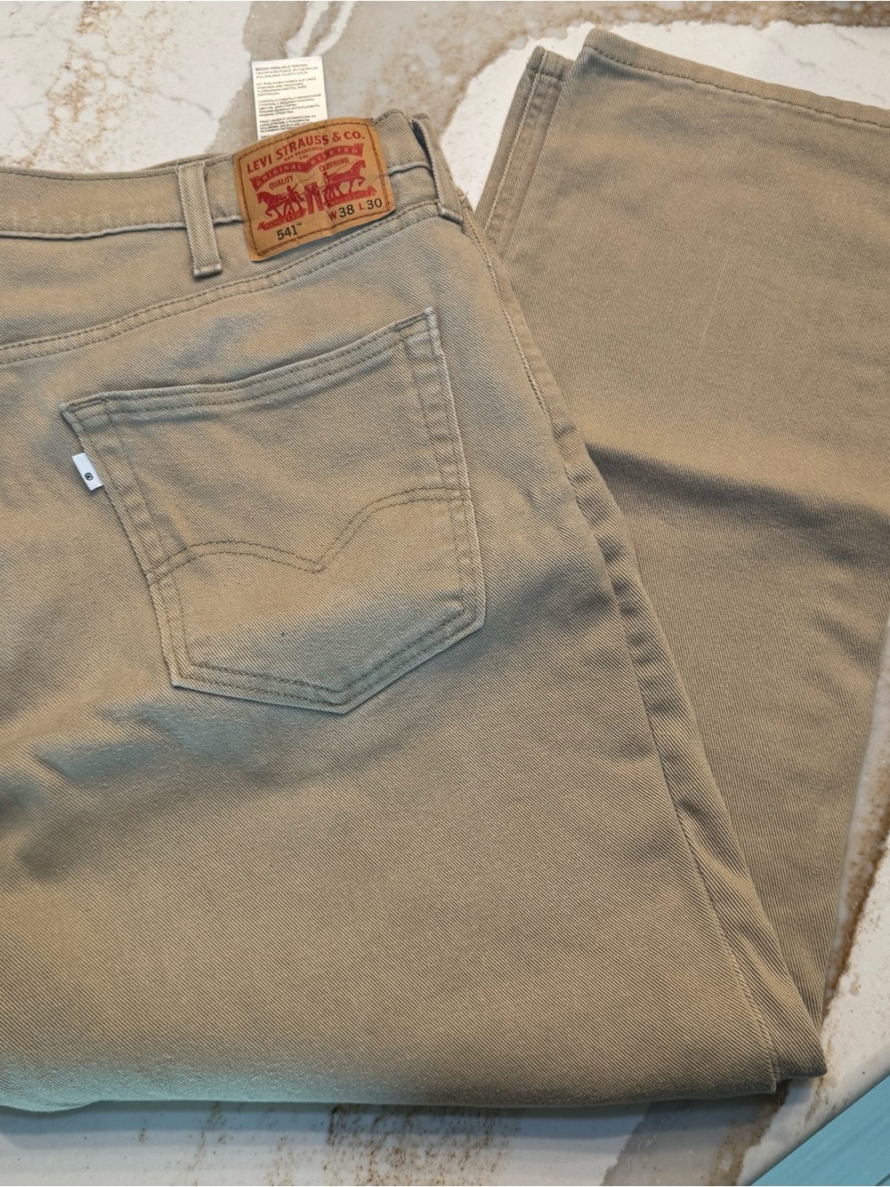 Levi's Men’s Regular Fit Jeans Beige size 38x30